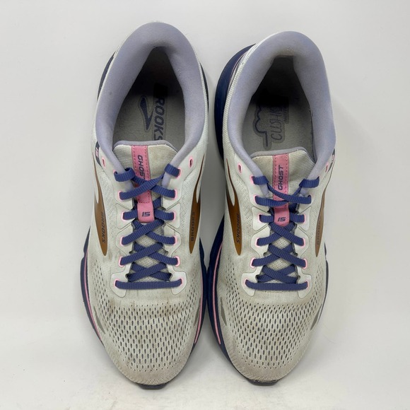 Brooks Ghost 15 Run Shoes Mens Sz 13 Gray Gold 6,4,8:I.5.4 0 - Picture 11 of 13